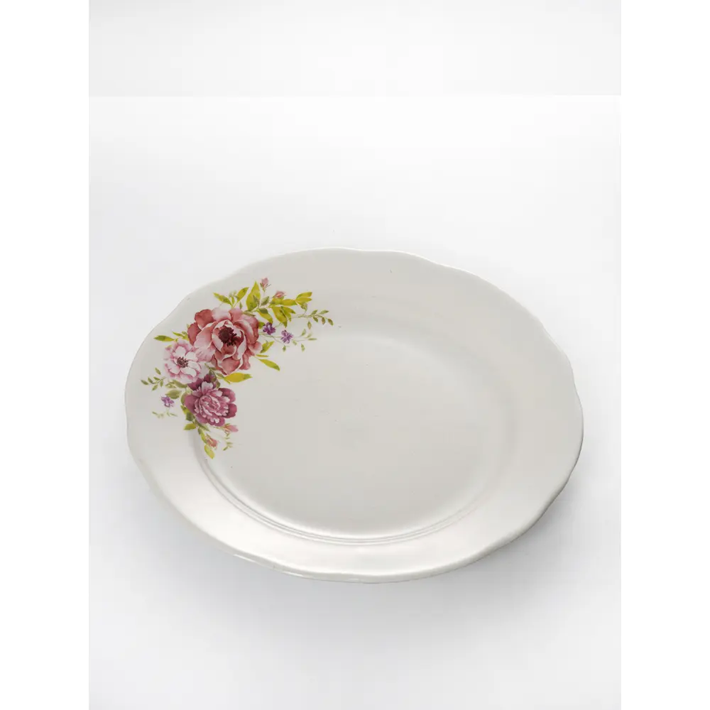 Фото 4 Набор тарелок 17.5 см Дулёвский фарфоровый завод 90452/4 Фарфор цвет белый Фото 4 Набор тарелок 17.5 см Дулёвский фарфоровый завод 90452/4 Фарфор цвет белый