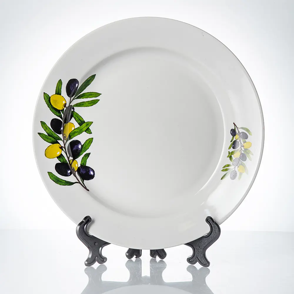 Фото 2 Набор тарелок 24 см Дулёвский фарфоровый завод 68802/4 Фарфор цвет белый