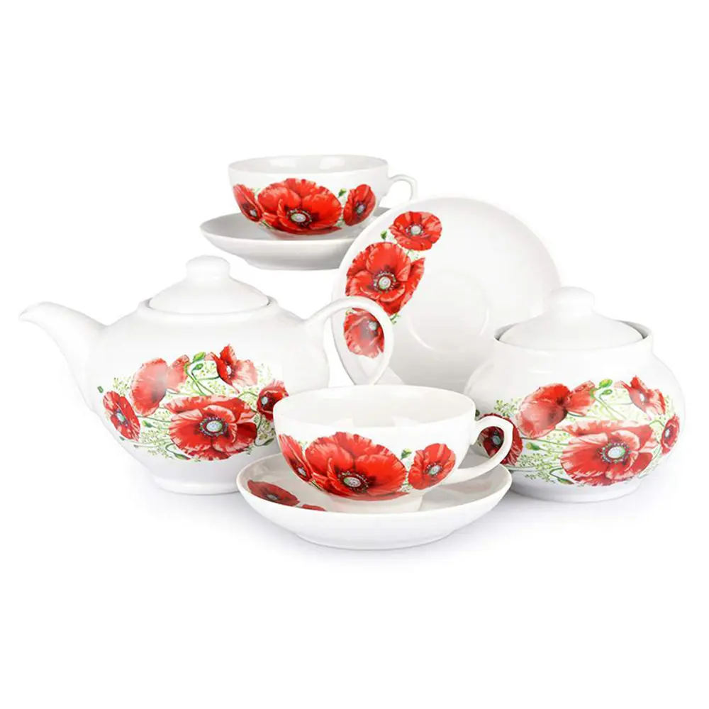 Фото Сервиз чайный 14пр. Ф.Рубин Маки