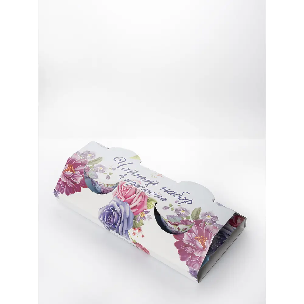 Фото 4 Набор фарфоровый чайный из 4 предметов ф.Гранатовый Розовый аромат