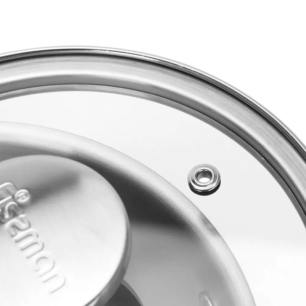 Фото 11 Ковш кухонный 2.3 л с крышкой Fissman нержавеющая сталь цвет серебристый металлик