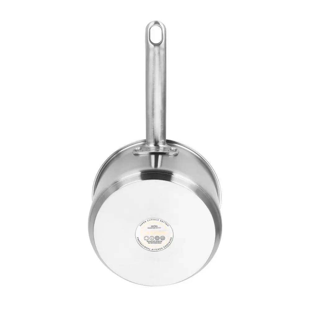 Фото 7 Ковш кухонный 2.3 л с крышкой Fissman нержавеющая сталь цвет серебристый металлик