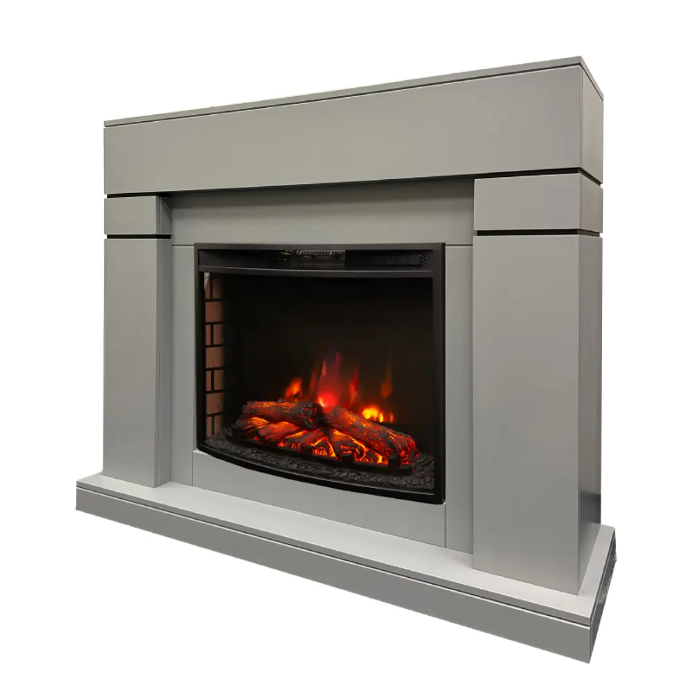 Фото 2 Каминокомплект Realflame Lindelse 26 GR-P715 с очагом Evrika 25.5 2000Вт серый Фото 2 Каминокомплект Realflame Lindelse 26 GR-P715 с очагом Evrika 25.5 2000Вт серый