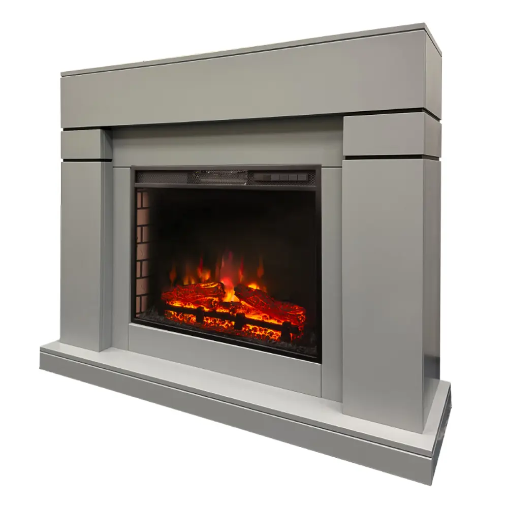 Фото 2 Каминокомплект Realflame Lindelse 26 GR-P715 с очагом Sparta 25.5 2000Вт серый Фото 2 Каминокомплект Realflame Lindelse 26 GR-P715 с очагом Sparta 25.5 2000Вт серый
