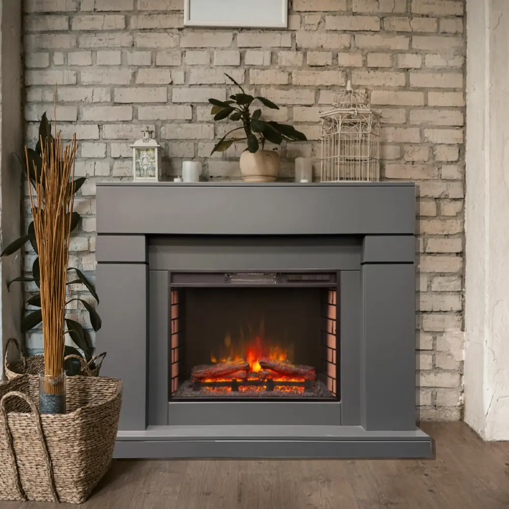 Фото 3 Каминокомплект Realflame Lindelse 26 GR-P718 с очагом Sparta 25.5 2000Вт графит Фото 3 Каминокомплект Realflame Lindelse 26 GR-P718 с очагом Sparta 25.5 2000Вт графит