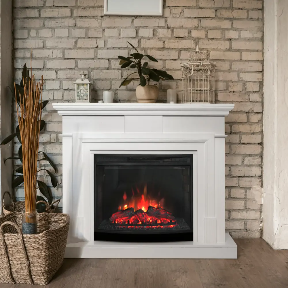 Фото 3 Каминокомплект Realflame Marco 25.5/26 WT с очагом Evrika 25.5 2000Вт белый Фото 3 Каминокомплект Realflame Marco 25.5/26 WT с очагом Evrika 25.5 2000Вт белый