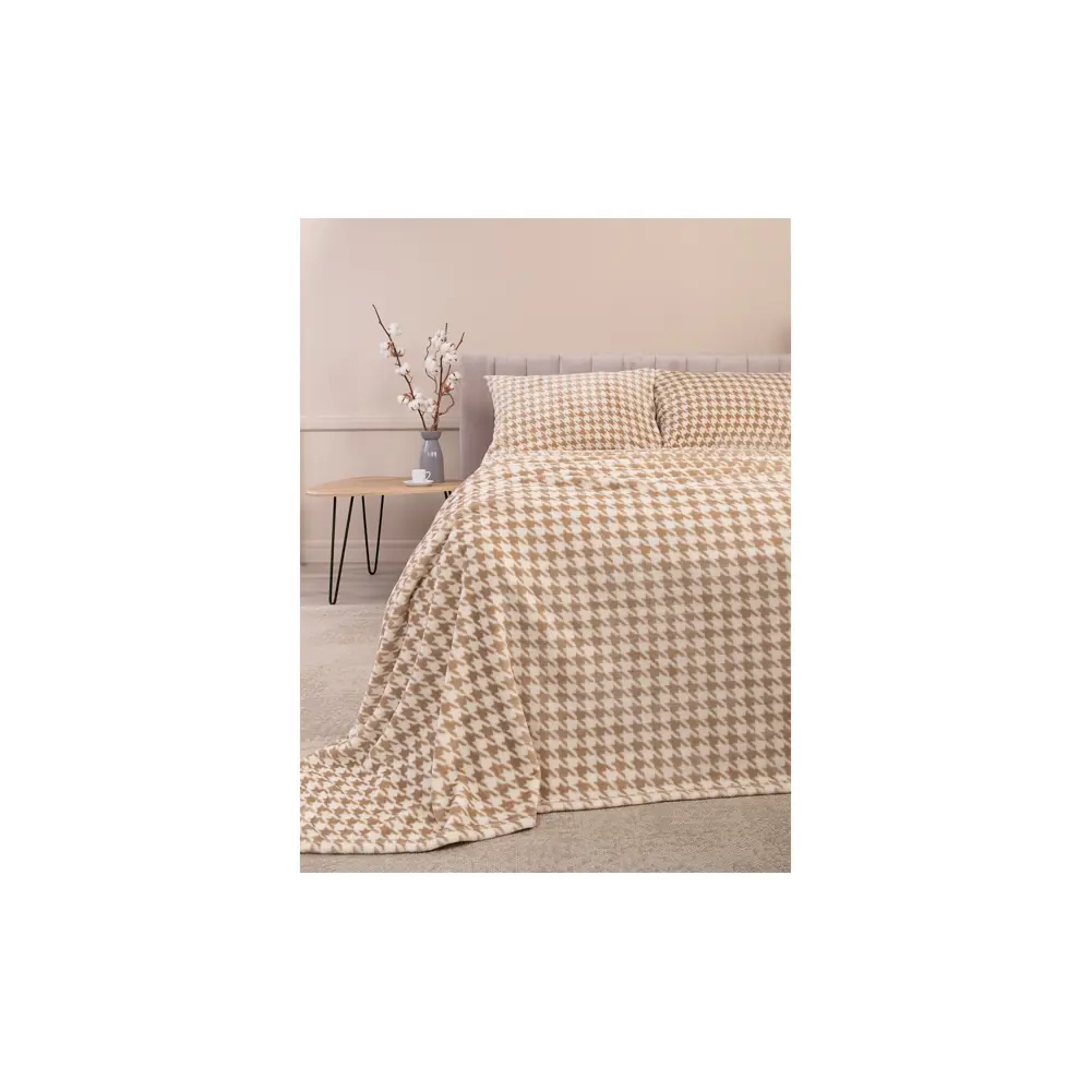 Фото 4 Плед Tessolo home MV61161/37BE 150x200 см велсофт цвет бежевый Фото 4 Плед Tessolo home MV61161/37BE 150x200 см велсофт цвет бежевый