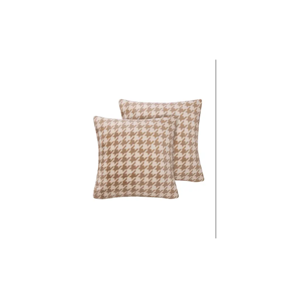 Фото 5 Декоративная наволочка Tessolo home Пье де пуль 50x50 см цвет бежевый Фото 5 Декоративная наволочка Tessolo home Пье де пуль 50x50 см цвет бежевый