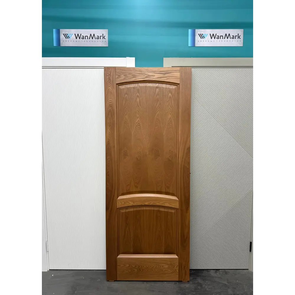 Фото 2 Комплект межкомнатной двери Wanmark Ника глухая 200x90см цвет дуб кофе с коробом и наличниками Фото 2 Комплект межкомнатной двери Wanmark Ника глухая 200x90см цвет дуб кофе с коробом и наличниками