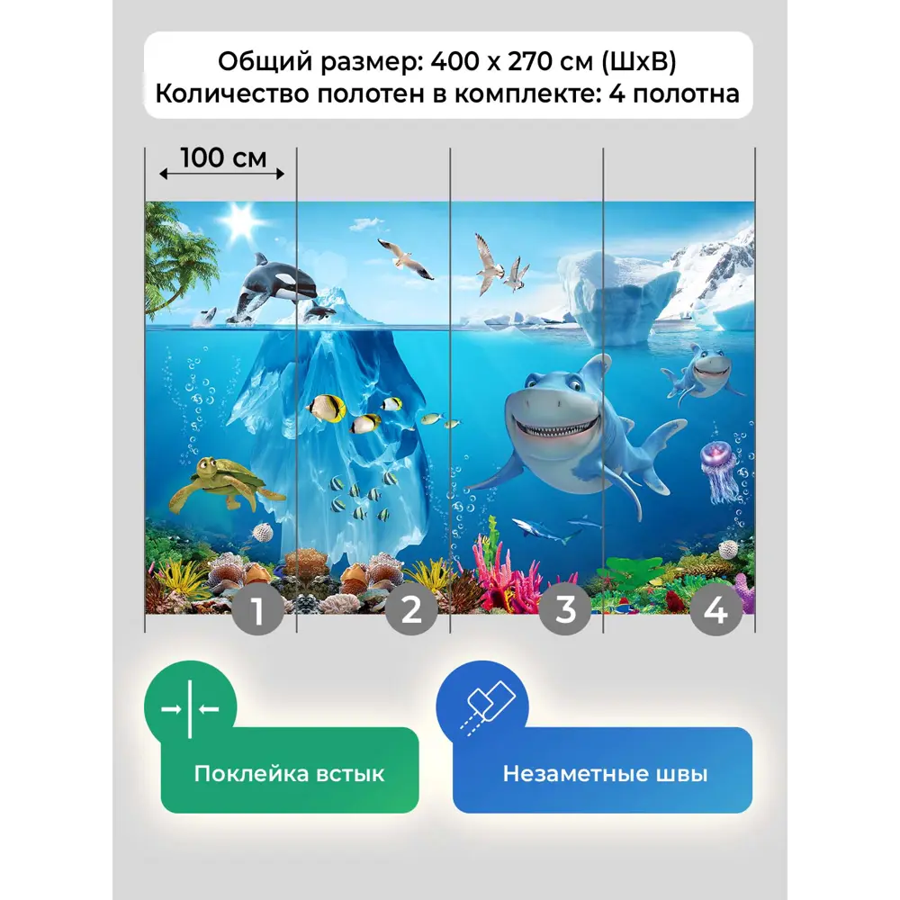 Фото 5 Фотообои флизелиновые Первое ателье 400x270 см pw94920-400х270 Фото 5 Фотообои флизелиновые Первое ателье 400x270 см pw94920-400х270