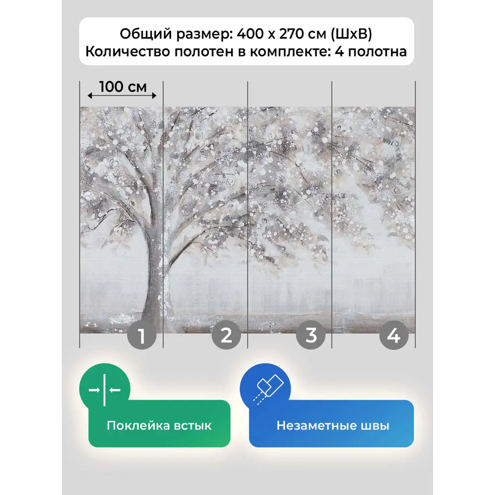 Фото 5 Фотообои флизелиновые Первое ателье 400x270 см pw96242-400х270