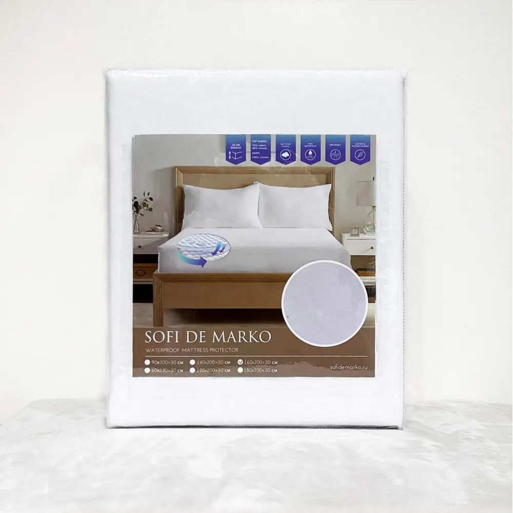 Фото 2 Наматрасник Sofi de marko Корал Флис6 90x200 см хлопок Фото 2 Наматрасник Sofi de marko Корал Флис6 90x200 см хлопок