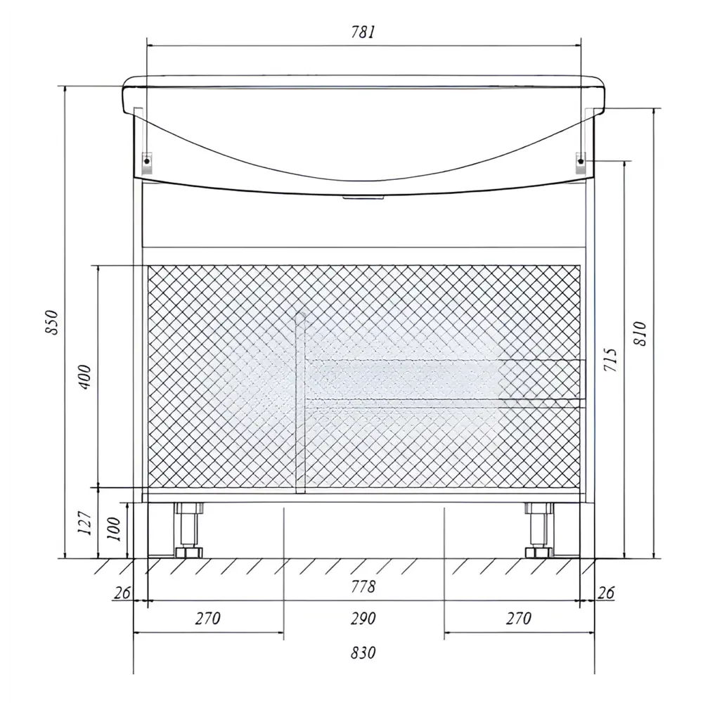 Фото 12 Тумба под раковину напольная 1Marka Lina Classic 85 см цвет белый Фото 12 Тумба под раковину напольная 1Marka Lina Classic 85 см цвет белый