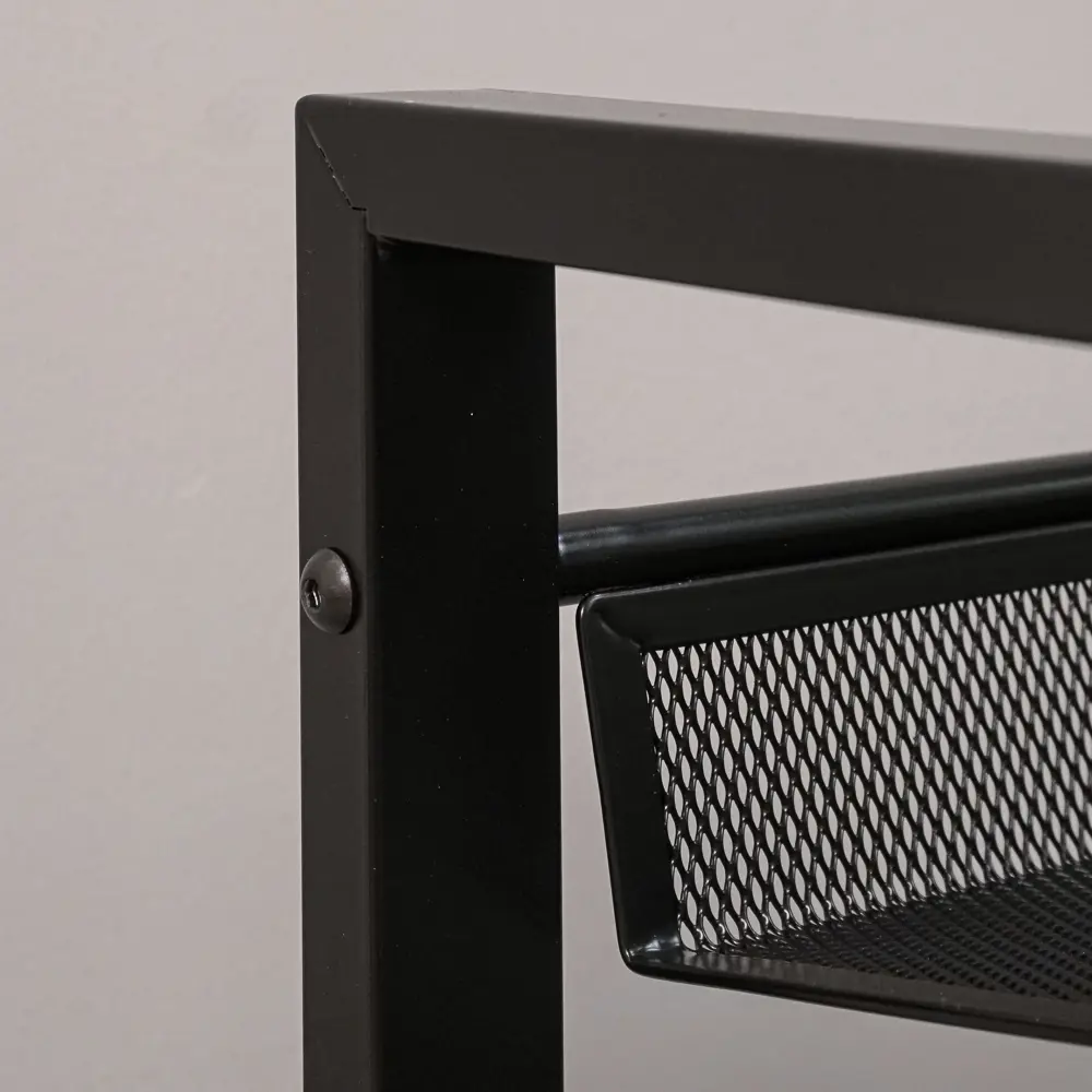 Фото 8 Обувница ЗМИ Торонто 13 47x61x26 см 3 полки металл цвет черный Фото 8 Обувница ЗМИ Торонто 13 47x61x26 см 3 полки металл цвет черный