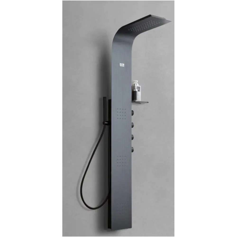 Фото 4 Душевая стойка Ceruttispa Ct9254 9254 3 режимная цвет черный матовый