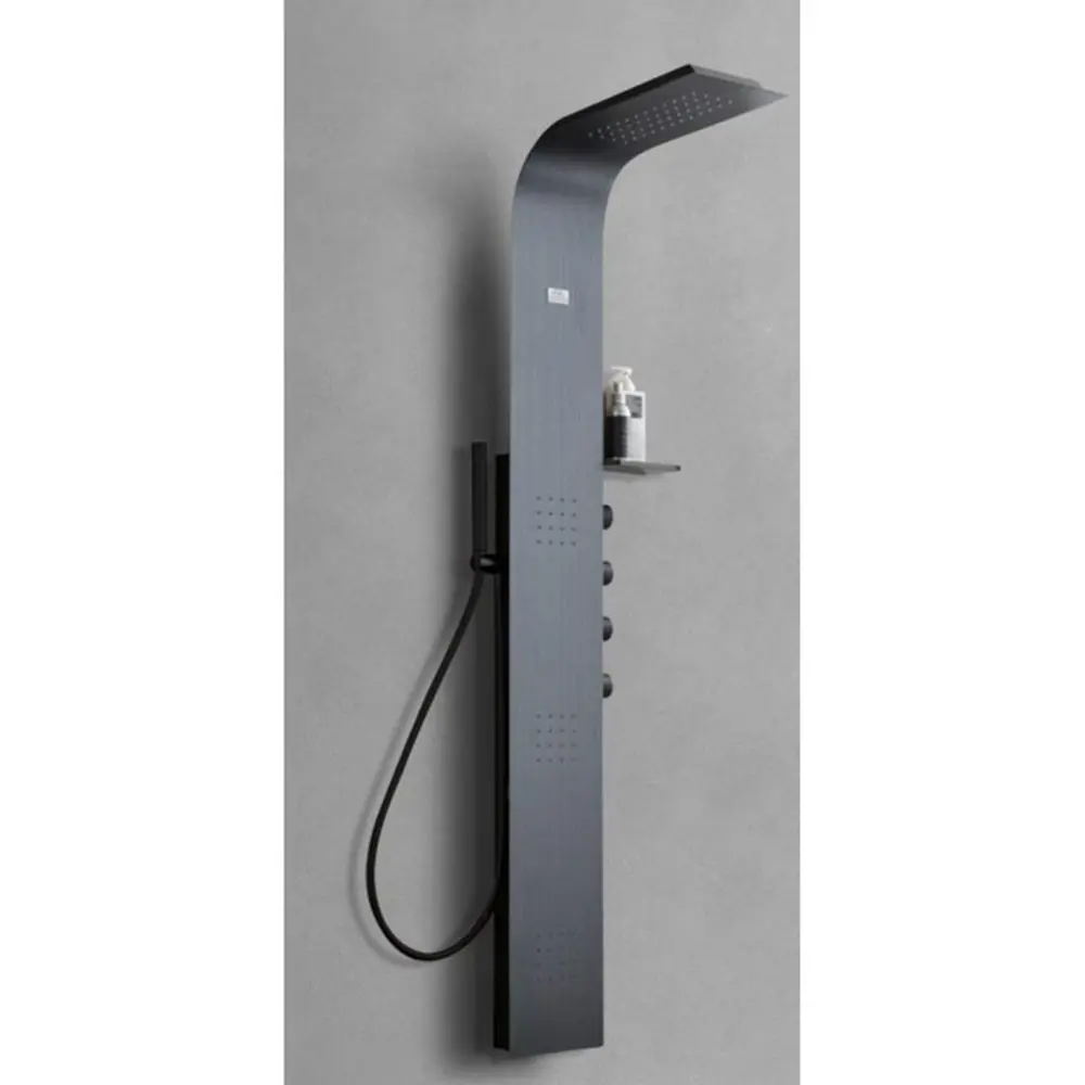 Фото 3 Душевая стойка Ceruttispa Ct9254 9254 3 режимная цвет черный матовый