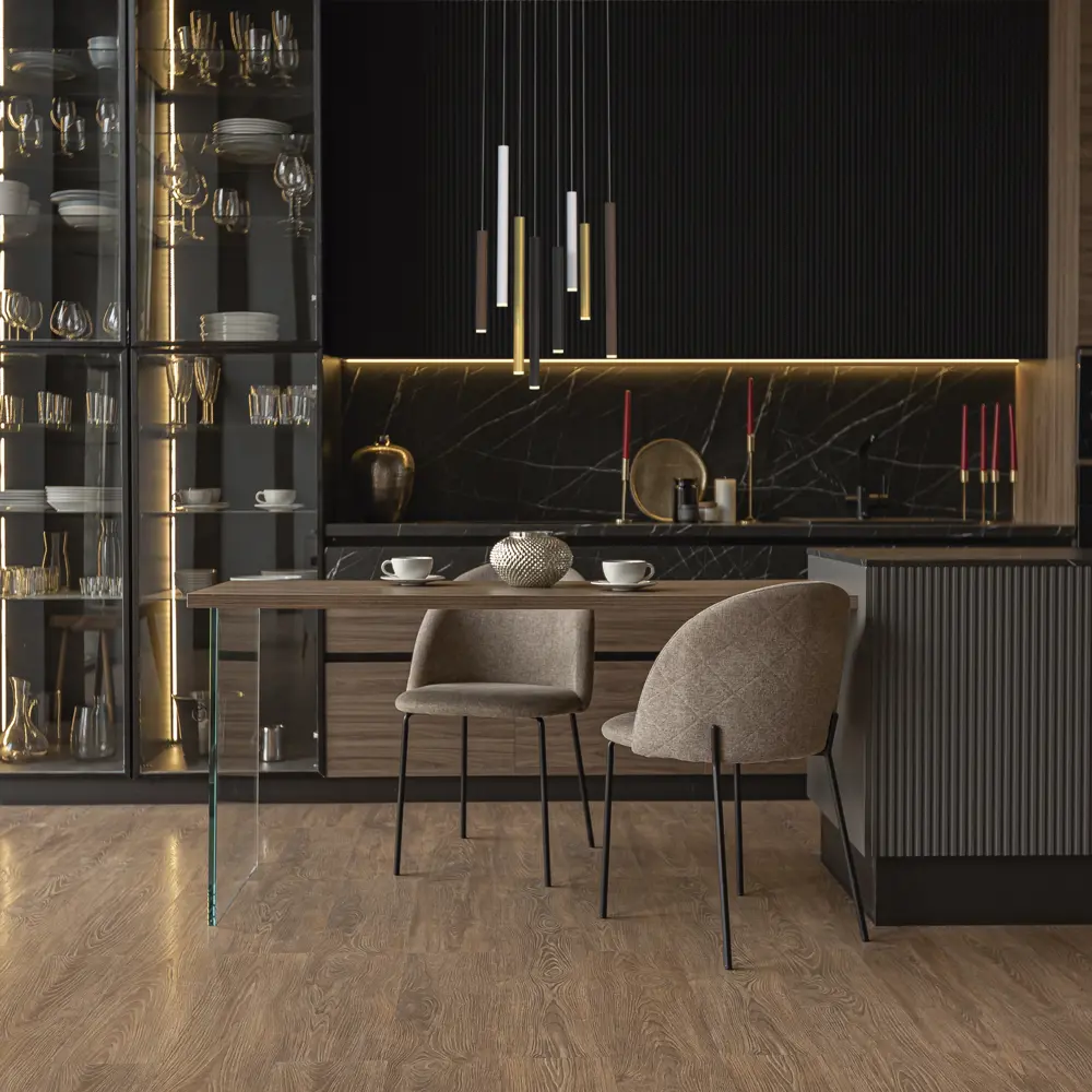 Фото 7 Люстра подвесная светодиодная MANTRA 8083 Cala 3.20 м² теплый белый свет цвет черный Фото 7 Люстра подвесная светодиодная MANTRA 8083 Cala 3.20 м² теплый белый свет цвет черный