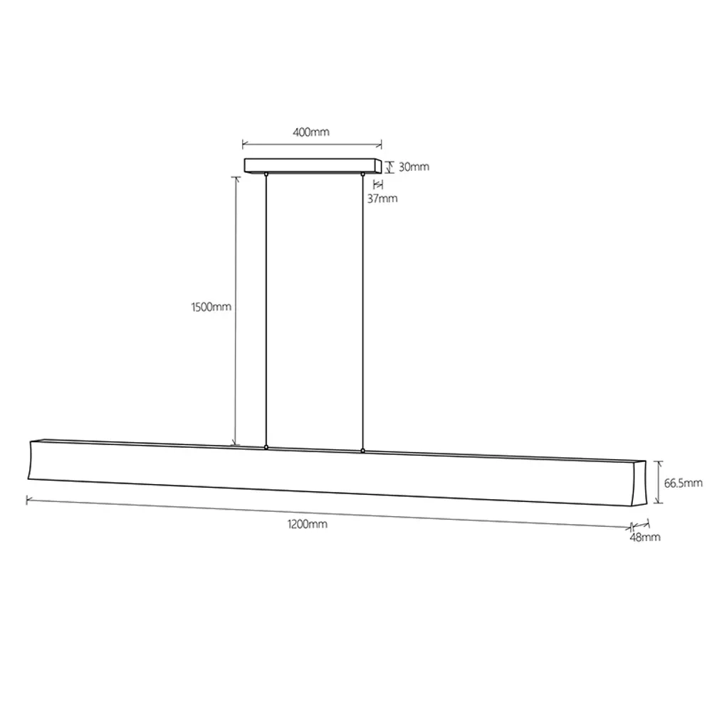 Фото 4 Светильник подвесной светодиодный Mantra Hanok Mn_7543 10 м² нейтральный белый свет цвет белый Фото 4 Светильник подвесной светодиодный Mantra Hanok Mn_7543 10 м² нейтральный белый свет цвет белый