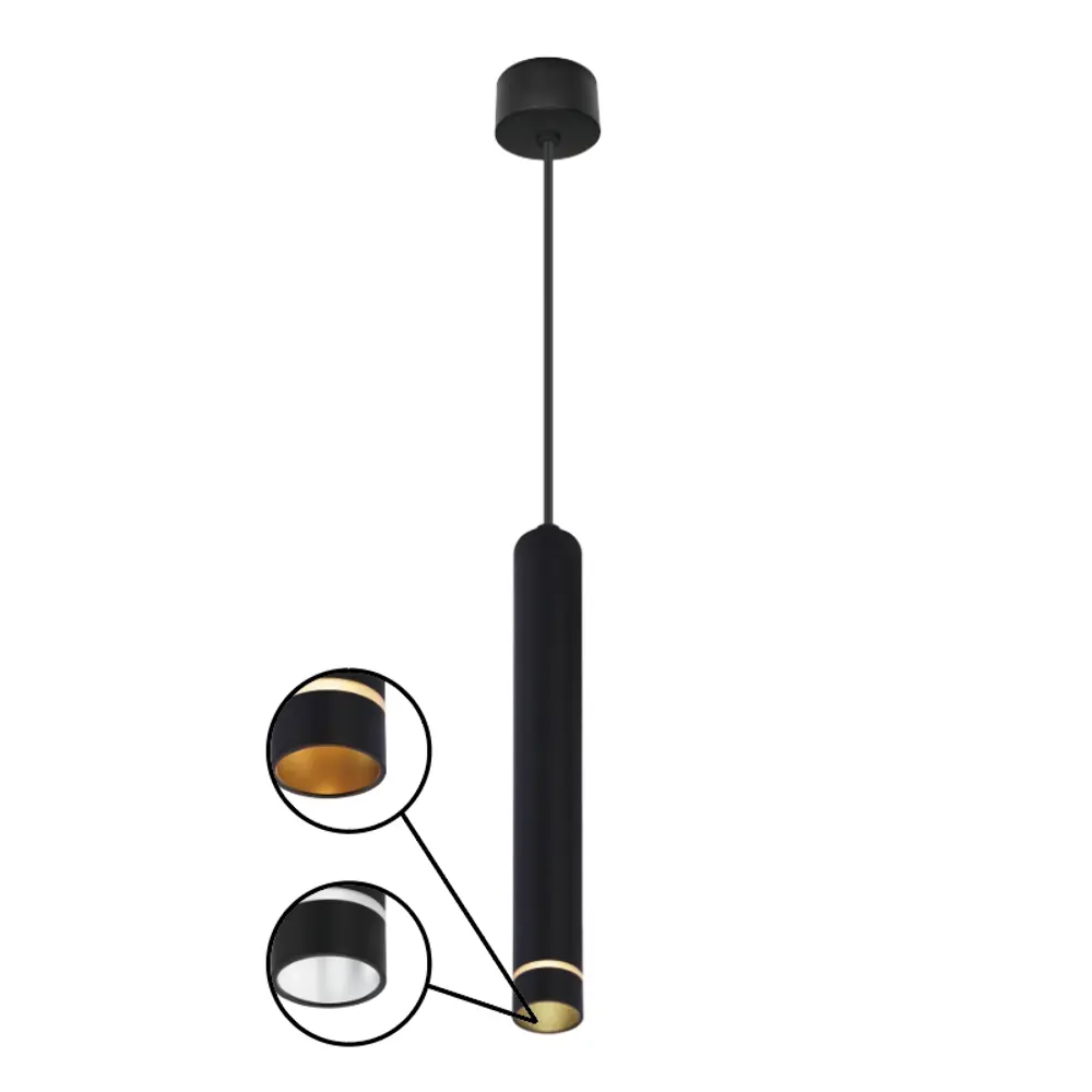 Фото 2 Светильник подвесной Mantra Split Mn_8877 1 лампа 4 м² цвет черный