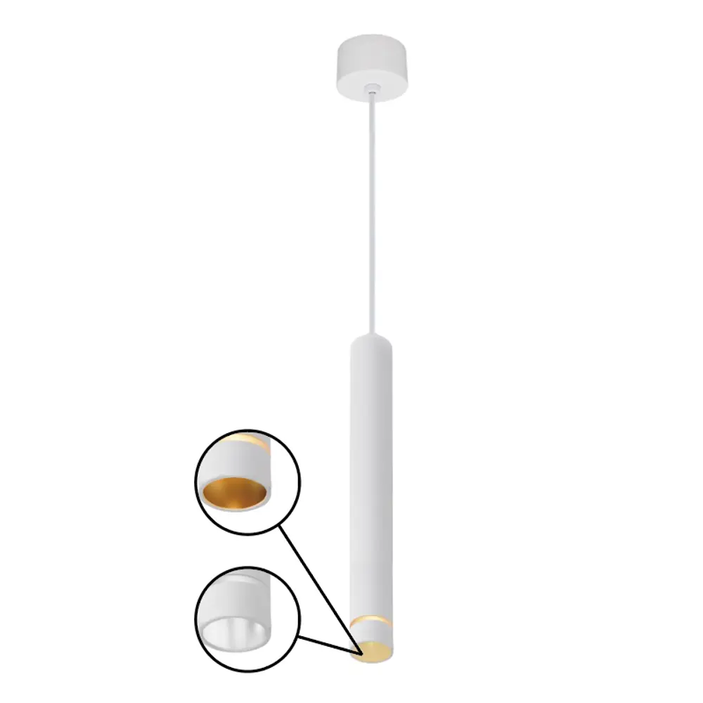 Фото 4 Светильник подвесной Mantra Split Mn_8878 1 лампа 4 м² цвет белый/черный