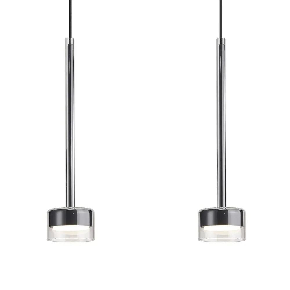 Фото 2 Люстра подвесная Mantra Tonic Mn_7882 3 лампы 11 м² цвет прозрачный/черный Фото 2 Люстра подвесная Mantra Tonic Mn_7882 3 лампы 11 м² цвет прозрачный/черный