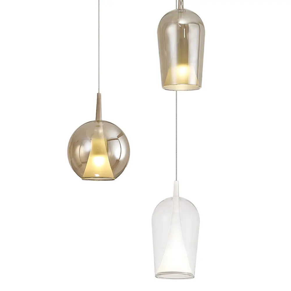 Фото 4 Люстра подвесная Mantra Elsa Mn_8259 5 ламп 29 м² цвет хром/бронза/медь/прозрачный/золотой