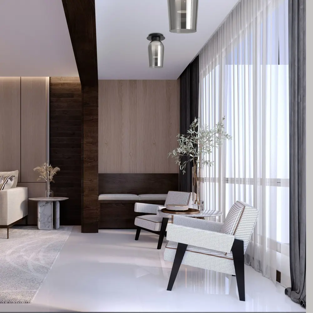 Фото 2 Люстра потолочная Mantra Nora Mn_8287 1 лампа 6 м² цвет хром/мрамор/черный