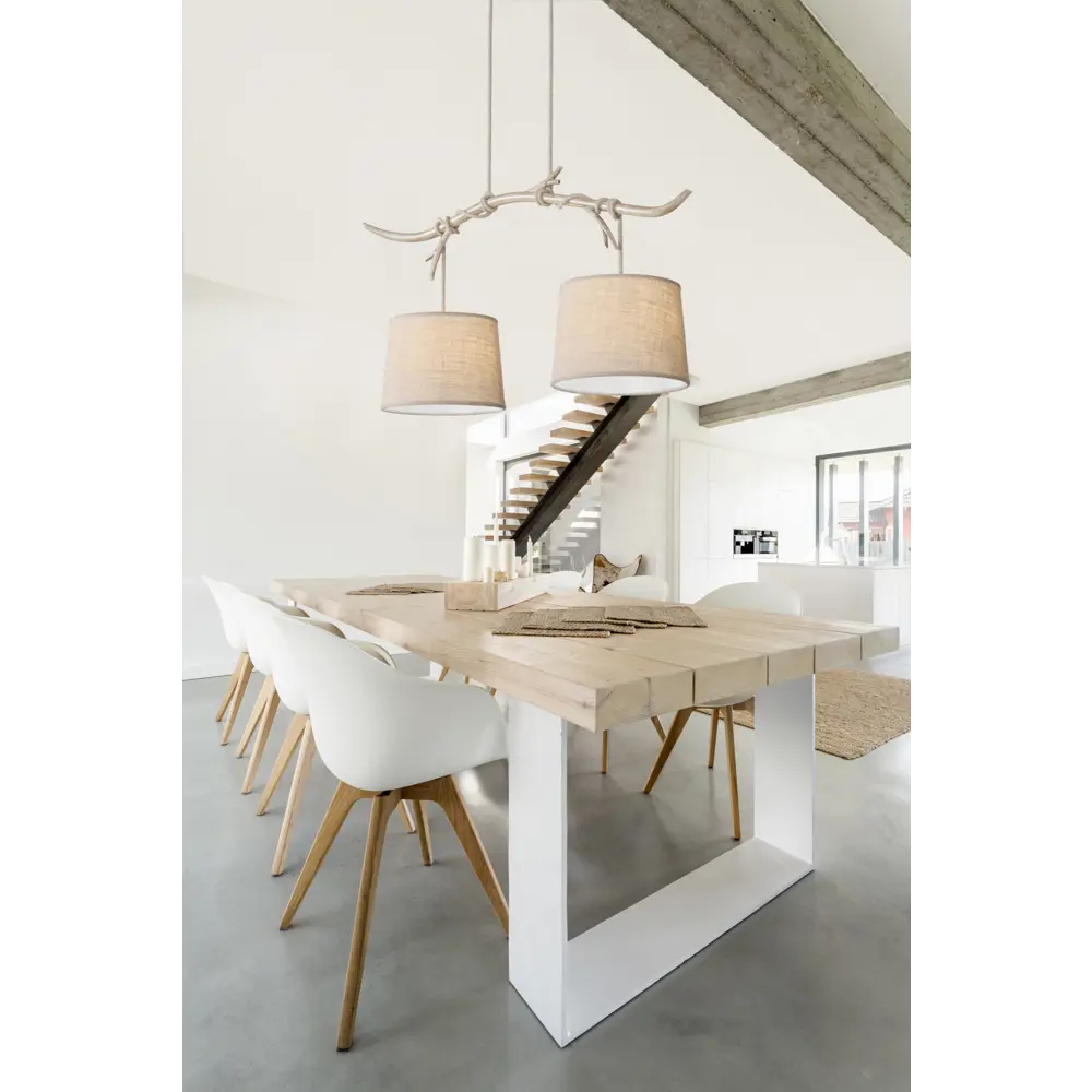 Фото 5 Люстра подвесная Mantra Sabina Mn_6177 2 лампы 4 м² цвет дерево/бежевый Фото 5 Люстра подвесная Mantra Sabina Mn_6177 2 лампы 4 м² цвет дерево/бежевый