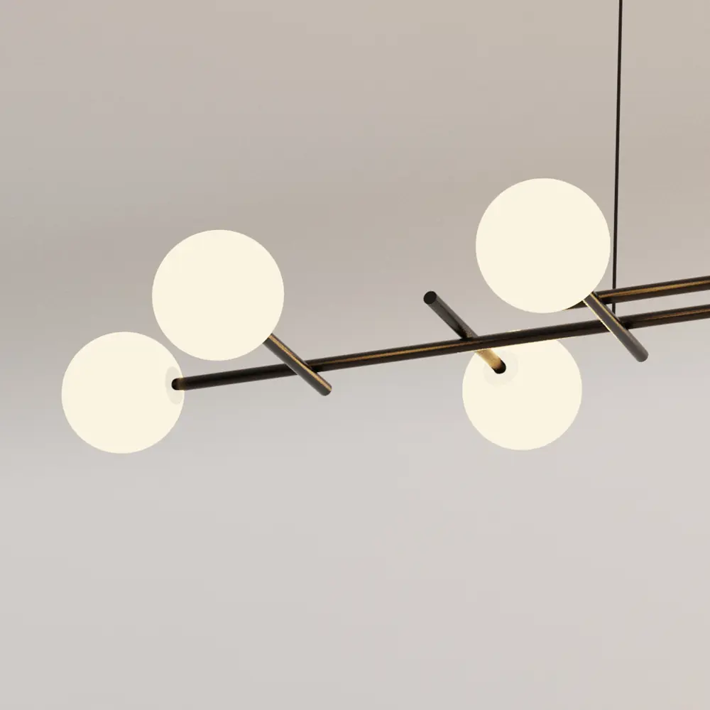 Фото 4 Люстра подвесная Mantra Cellar Mn_7631 8 ламп 12 м² цвет белый/черный