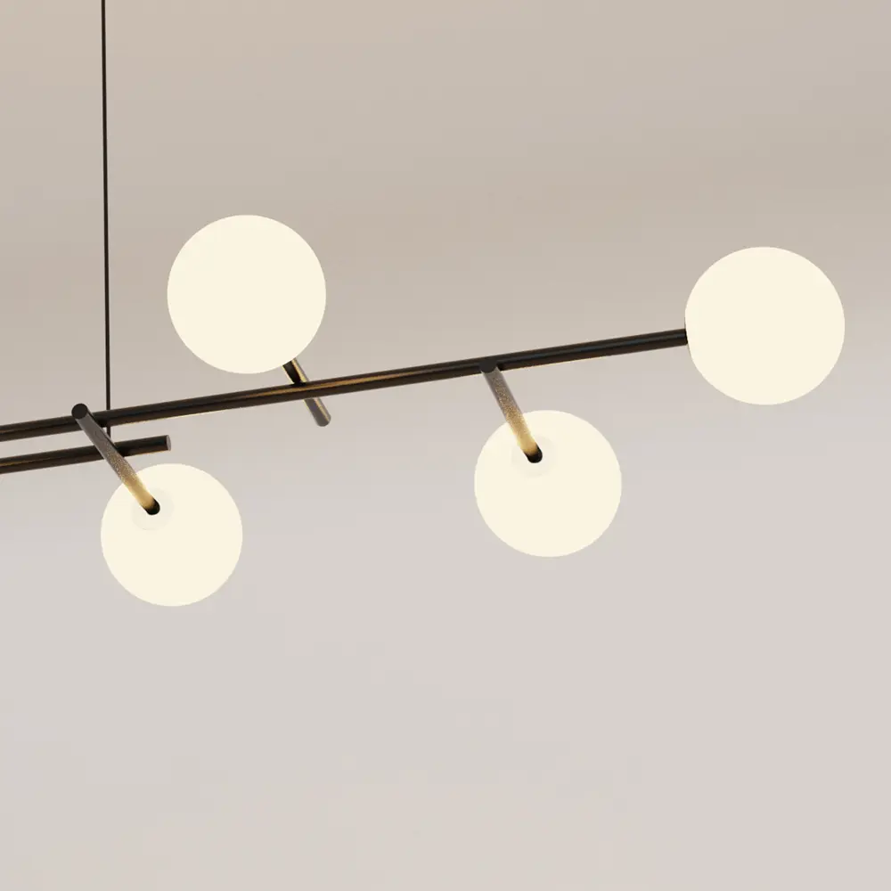 Фото 5 Люстра подвесная Mantra Cellar Mn_7631 8 ламп 12 м² цвет белый/черный