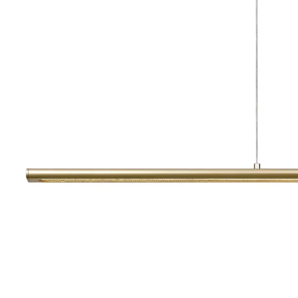 Фото 2 Светильник подвесной светодиодный Mantra Lineal Mn_8955 16 м² теплый белый (желтый) свет цвет золотой