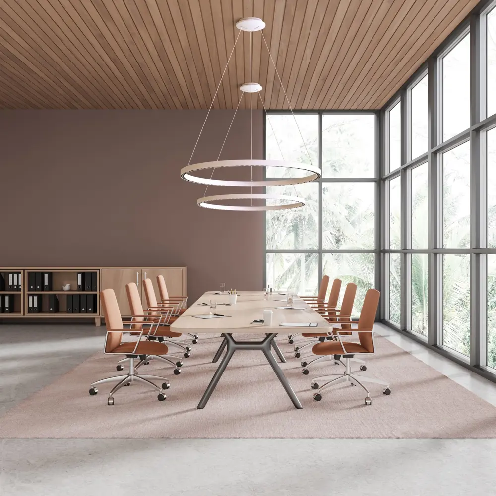 Фото 4 Светильник подвесной светодиодный Mantra Riumar Mn_8675 18 м² теплый белый (желтый) свет цвет белый