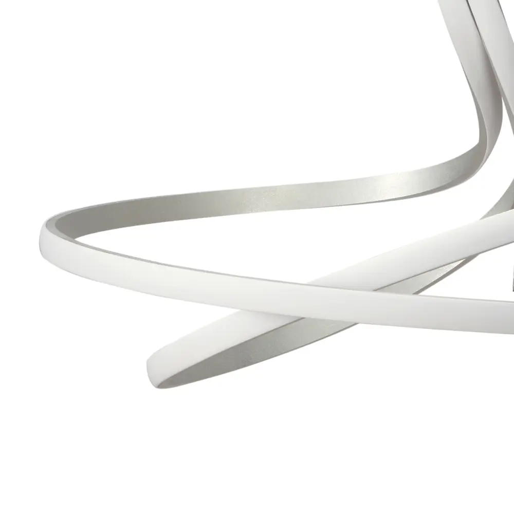 Фото 2 Люстра подвесная светодиодная Mantra Nur Mn_4981 15 м² теплый белый (желтый) свет цвет серебристый