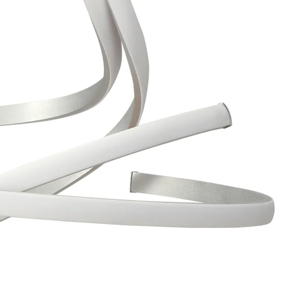 Фото 3 Люстра подвесная светодиодная Mantra Nur Mn_4998 15 м² теплый белый (желтый) свет цвет серебристый