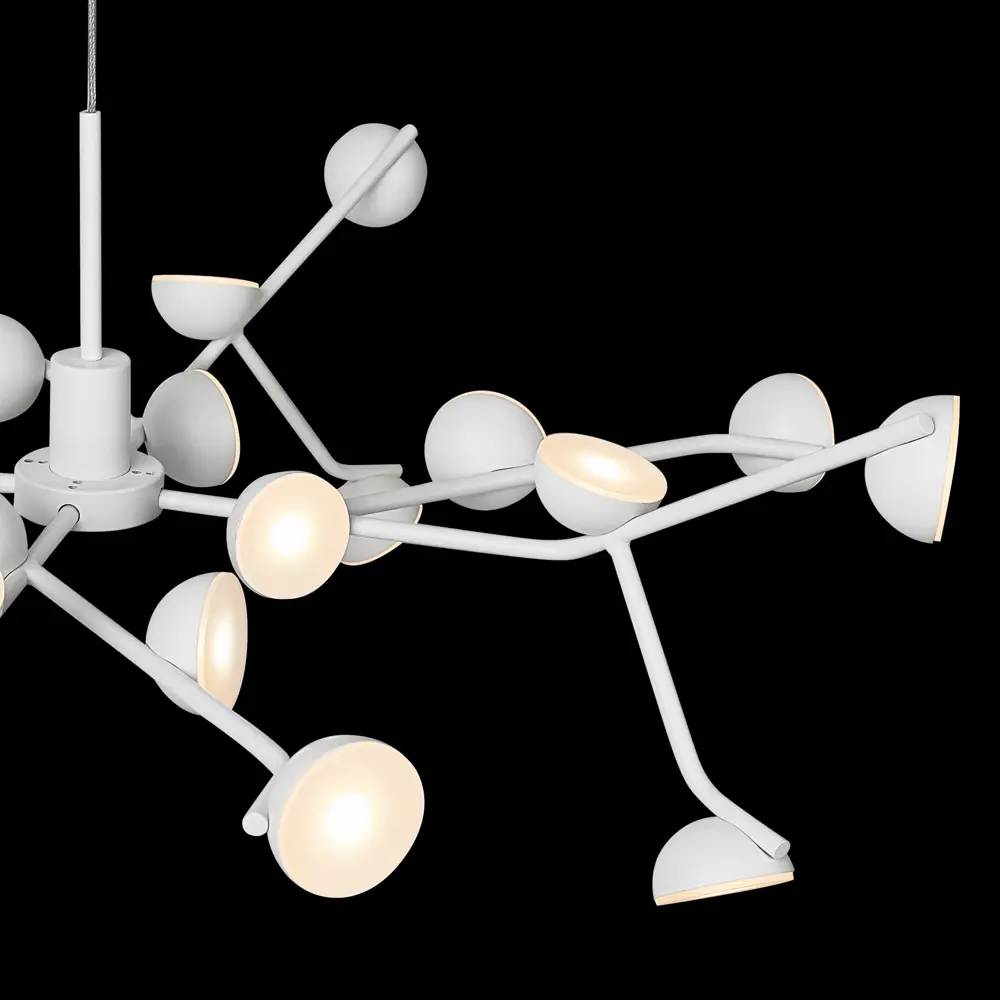 Фото 4 Люстра подвесная светодиодная Mantra Adn Mn_6261 15 м² теплый белый (желтый) свет цвет белый матовый Фото 4 Люстра подвесная светодиодная Mantra Adn Mn_6261 15 м² теплый белый (желтый) свет цвет белый матовый