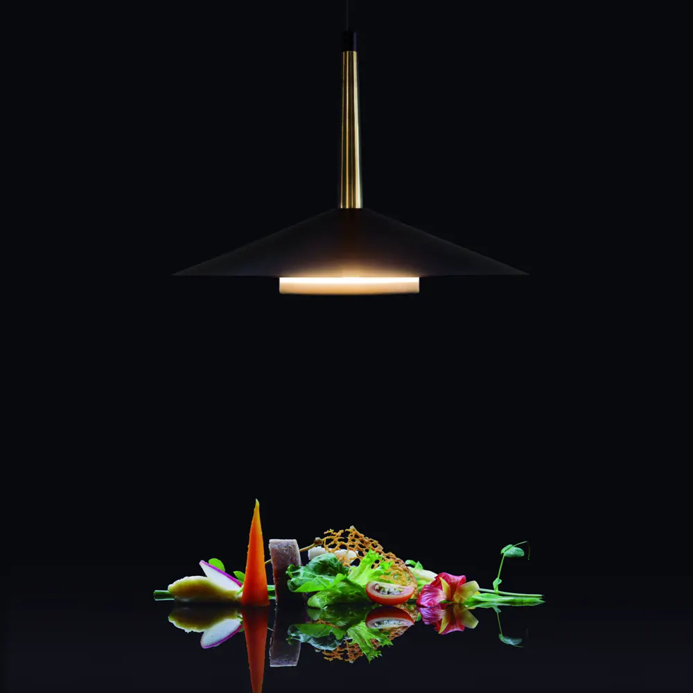 Фото 6 Светильник подвесной светодиодный Mantra Orion Mn_7305 2 м² теплый белый (желтый) свет цвет черный/латунь