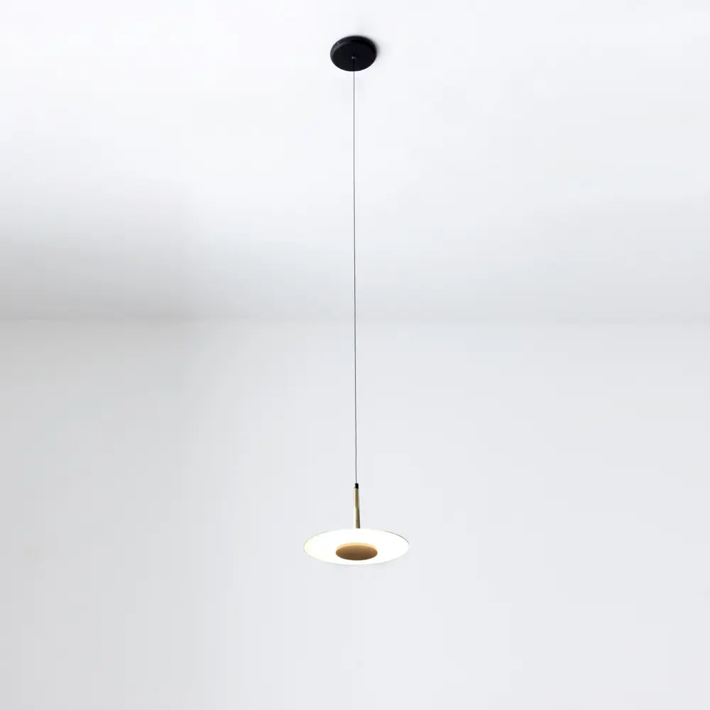 Фото 3 Светильник подвесной светодиодный Mantra Orion Mn_7305 2 м² теплый белый (желтый) свет цвет черный/латунь