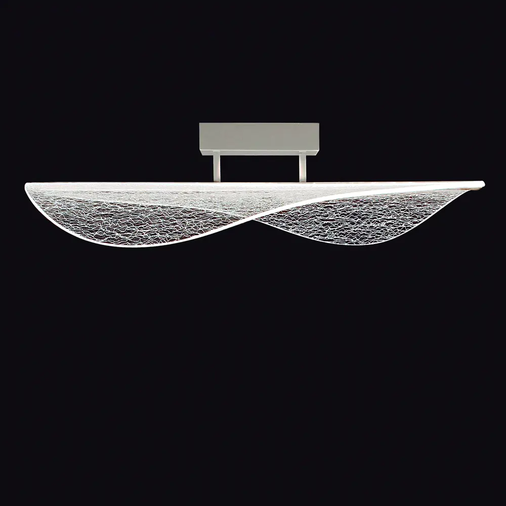 Фото 4 Светильник подвесной светодиодный Mantra Bianca Mn_7835 8 м² теплый белый (желтый) свет цвет белый/прозрачный