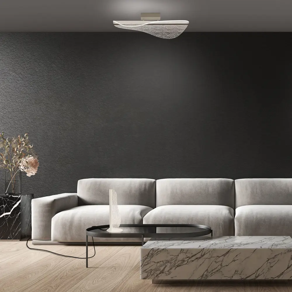 Фото 5 Светильник подвесной светодиодный Mantra Bianca Mn_7835 8 м² теплый белый (желтый) свет цвет белый/прозрачный