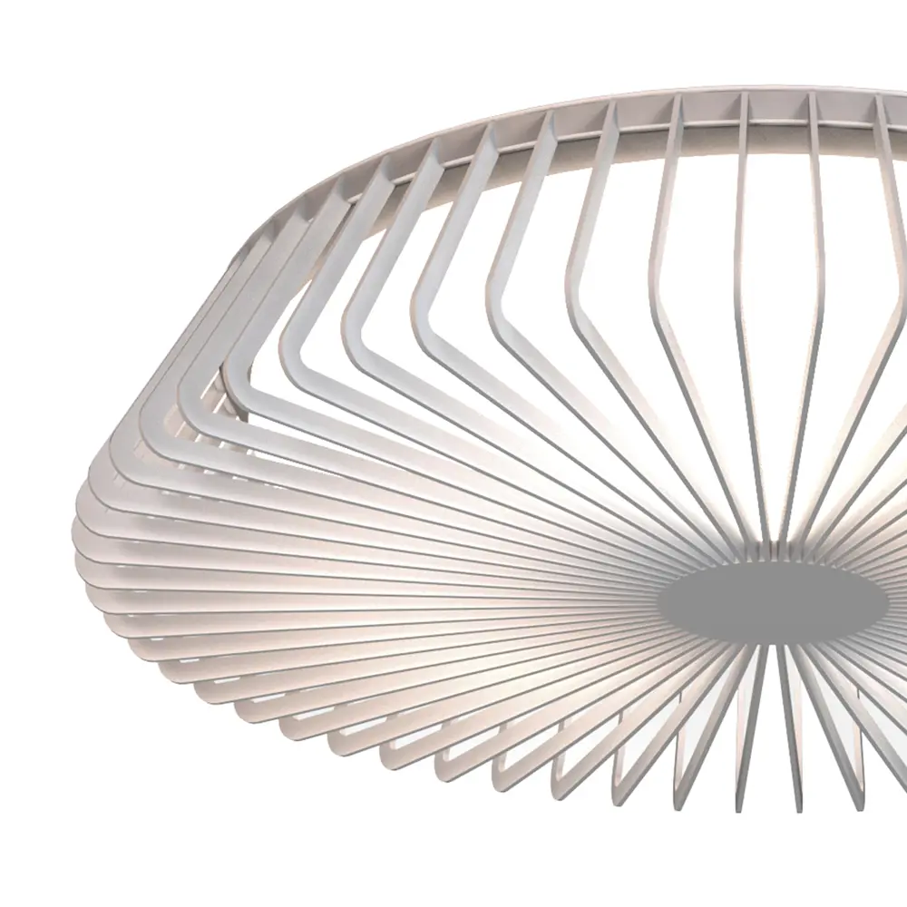 Фото 3 Светильник подвесной светодиодный Mantra Himalaya с пультом управления 11 м² регулируемый белый свет цвет белый Фото 3 Светильник подвесной светодиодный Mantra Himalaya с пультом управления 11 м² регулируемый белый свет цвет белый