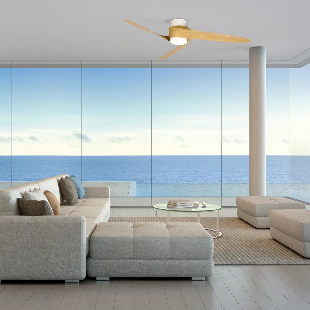 Фото 4 Люстра-вентилятор светодиодная Mantra Mn_8710 с пультом 9 м² освещение от 20 до 40 м² вентиляция регулируемый белый свет цвет белый