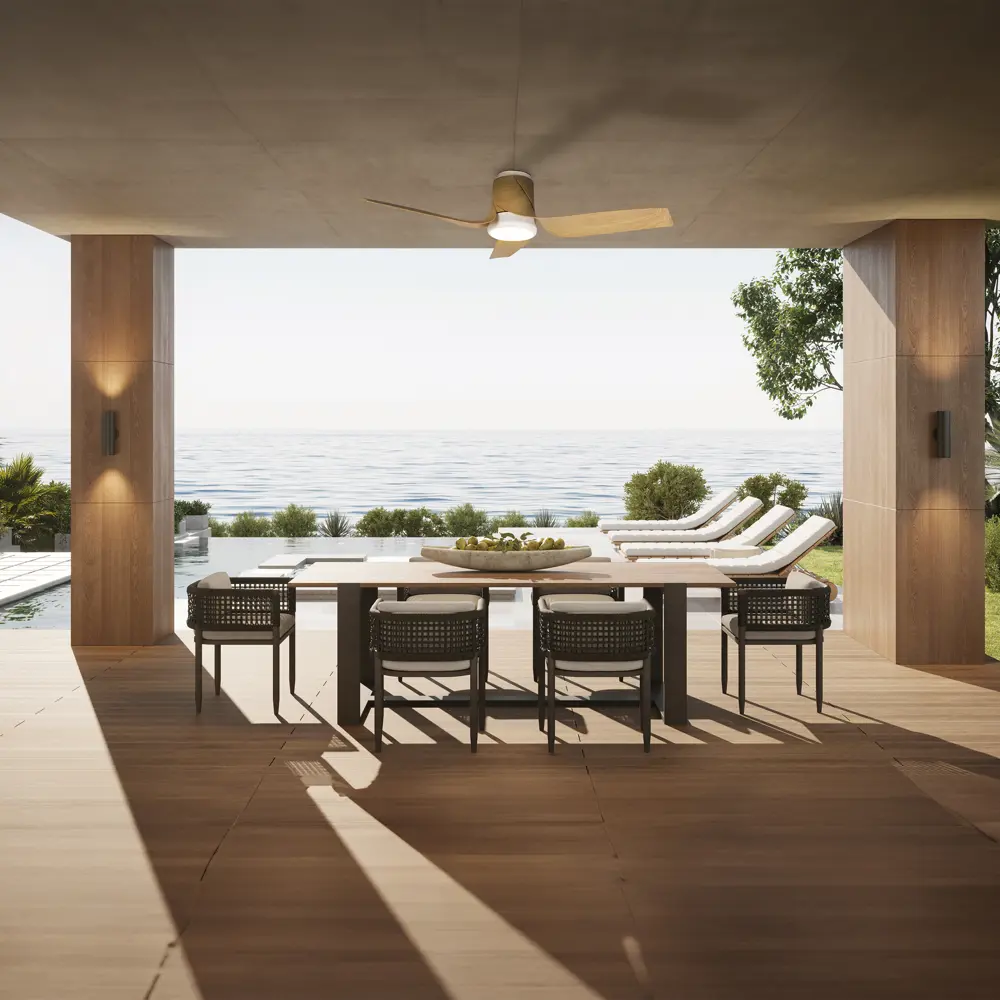 Фото 3 Люстра-вентилятор светодиодная Mantra Mn_8719 с пультом 11 м² освещение от 20 до 40 м² вентиляция регулируемый белый свет цвет бежевый