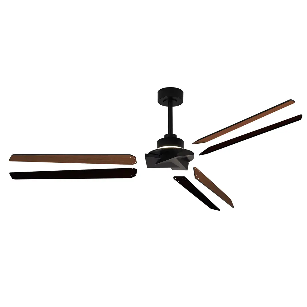 Фото 4 Люстра-вентилятор светодиодная Mantra Mn_8725 с пультом 7 м² освещение от 20 до 40 м² вентиляция регулируемый белый свет цвет черный