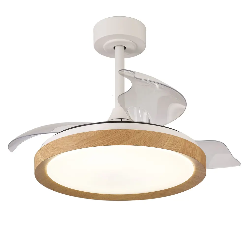 Фото Люстра-вентилятор светодиодная Mantra Mn_8830 с пультом 13 м² освещение от 20 до 40 м² вентиляция регулируемый белый свет цвет белый