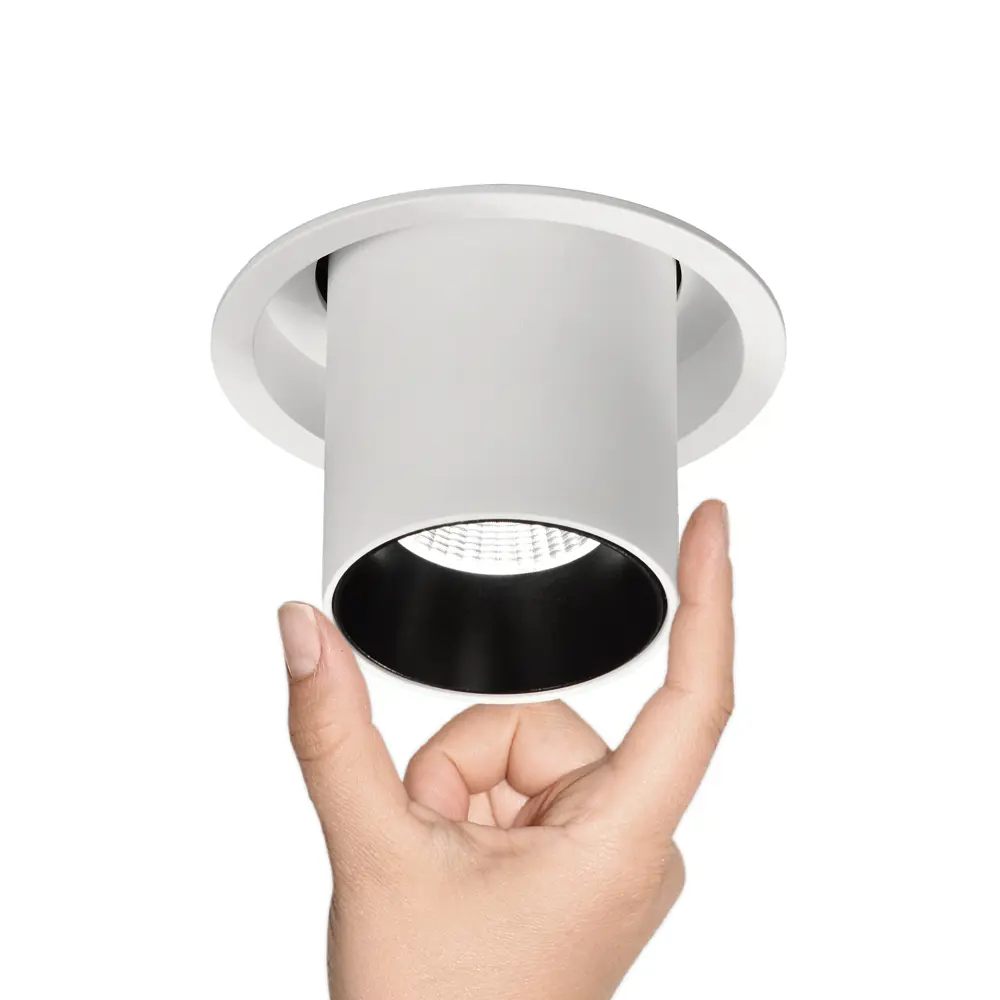 Фото 4 Светильник точечный встраиваемый светодиодный Mantra Garda Mn_7832 под отверстие 92 мм 12 Вт теплый белый (желтый) свет цвет черный Фото 4 Светильник точечный встраиваемый светодиодный Mantra Garda Mn_7832 под отверстие 92 мм 12 Вт теплый белый (желтый) свет цвет черный