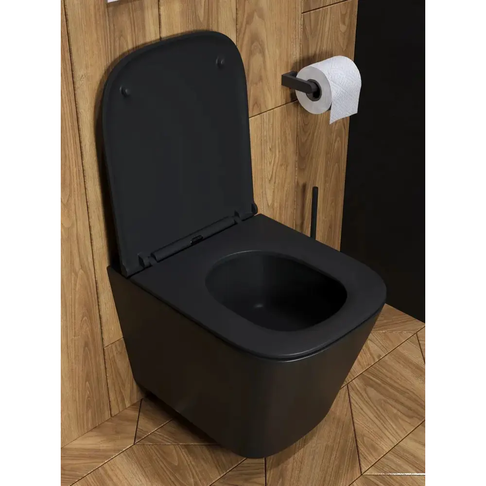Фото 15 Комплект инсталляция с унитазом и кнопкой 3 в 1 Watersense W00580 инсталляция безободковый подвесной унитаз Eva S черный матовый кнопка нержавеющая сталь Фото 15 Комплект инсталляция с унитазом и кнопкой 3 в 1 Watersense W00580 инсталляция безободковый подвесной унитаз Eva S черный матовый кнопка нержавеющая сталь