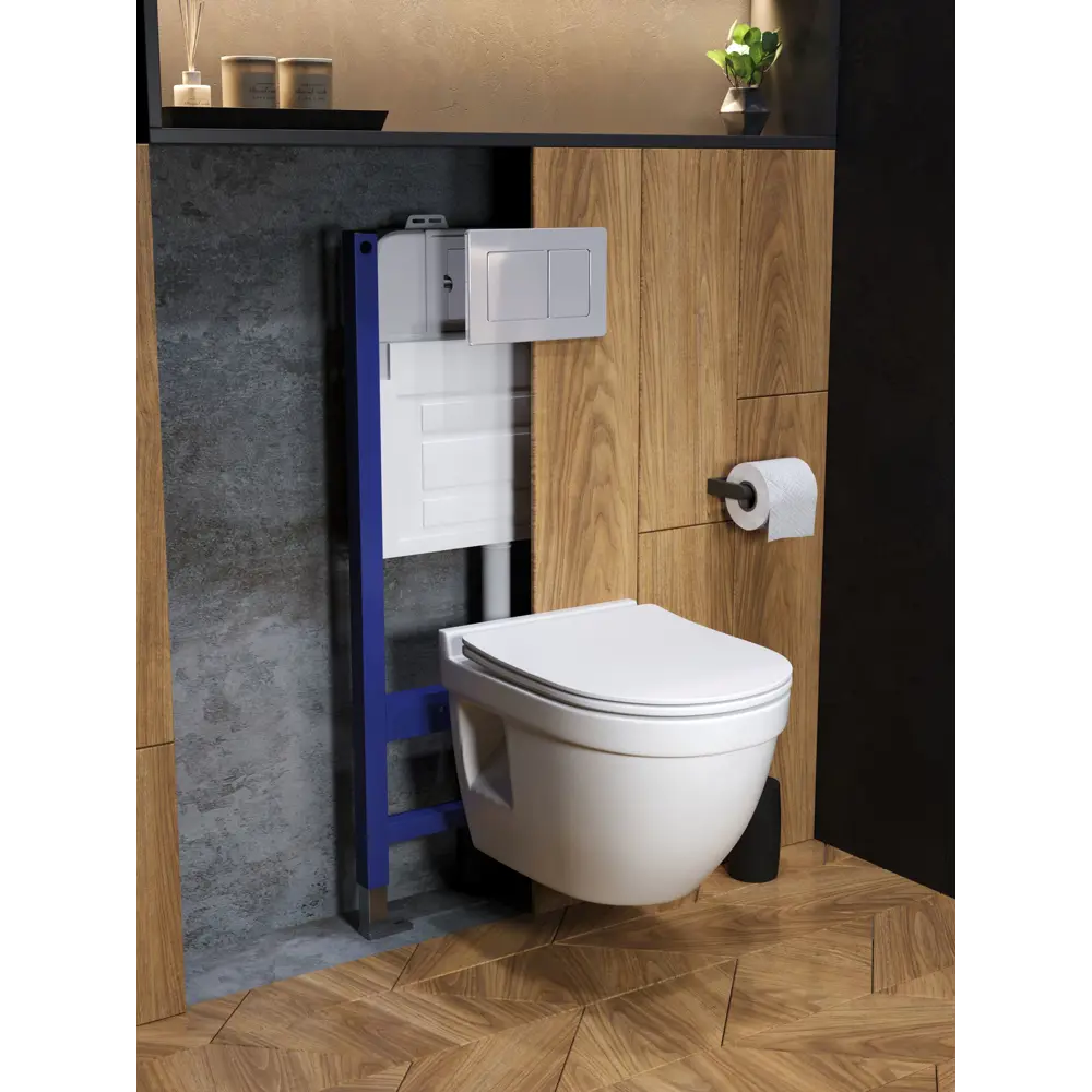 Фото 7 Комплект инсталляция с унитазом и кнопкой 3 в 1 Watersense W00644 инсталляция безободковый подвесной унитаз Nancy Pro кнопка нержавеющая сталь Фото 7 Комплект инсталляция с унитазом и кнопкой 3 в 1 Watersense W00644 инсталляция безободковый подвесной унитаз Nancy Pro кнопка нержавеющая сталь