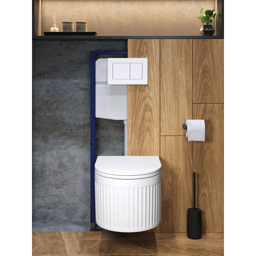 Фото 8 Комплект инсталляция с унитазом и кнопкой 3 в 1 Watersense W00724 инсталляция безободковый подвесной унитаз Paula Vortex кнопка белая Фото 8 Комплект инсталляция с унитазом и кнопкой 3 в 1 Watersense W00724 инсталляция безободковый подвесной унитаз Paula Vortex кнопка белая