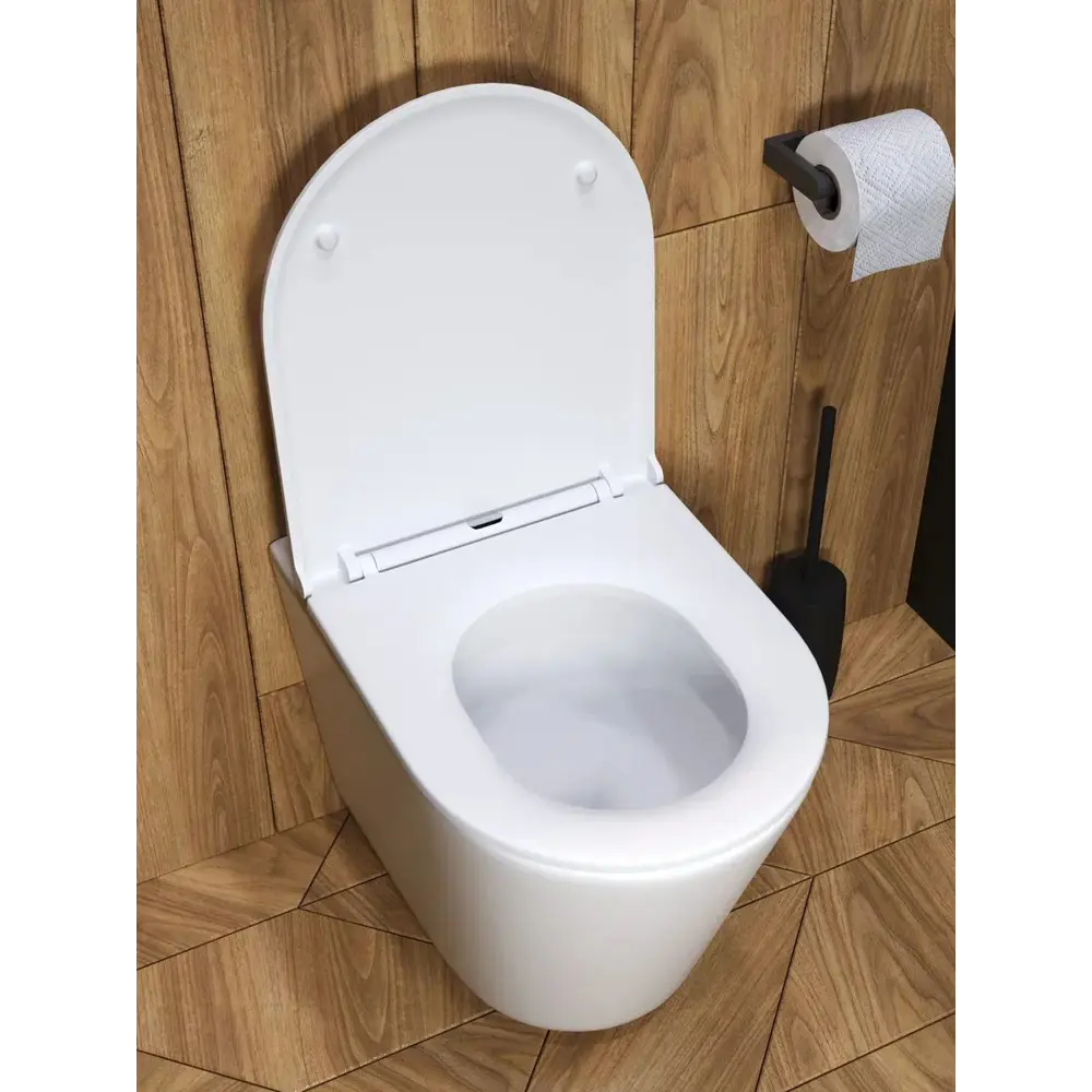 Фото 14 Комплект инсталляция с унитазом и кнопкой 3 в 1 Watersense W00735 инсталляция безободковый подвесной унитаз Rita кнопка черная Фото 14 Комплект инсталляция с унитазом и кнопкой 3 в 1 Watersense W00735 инсталляция безободковый подвесной унитаз Rita кнопка черная