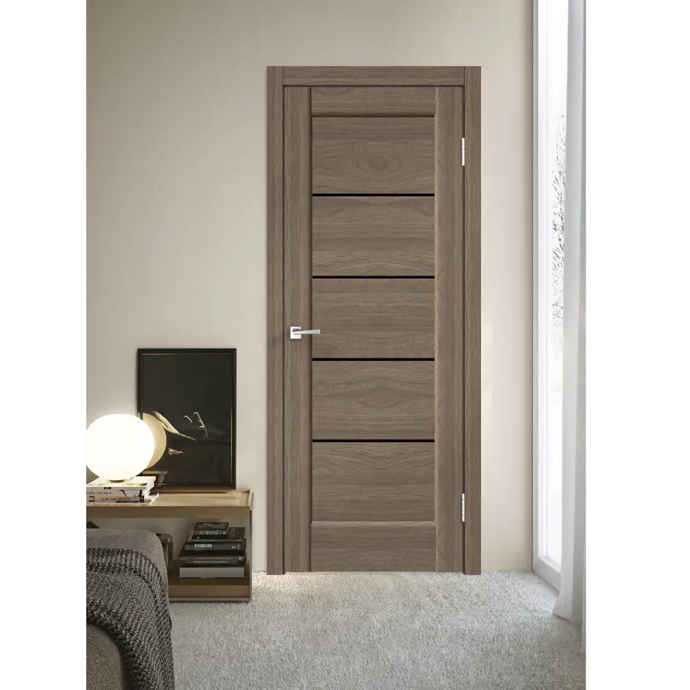 Фото 2 Комплект межкомнатной двери Velldoris Premier 1 остеклённая 200x80см ПВХ цвет ильм европейский с коробом и наличниками Фото 2 Комплект межкомнатной двери Velldoris Premier 1 остеклённая 200x80см ПВХ цвет ильм европейский с коробом и наличниками